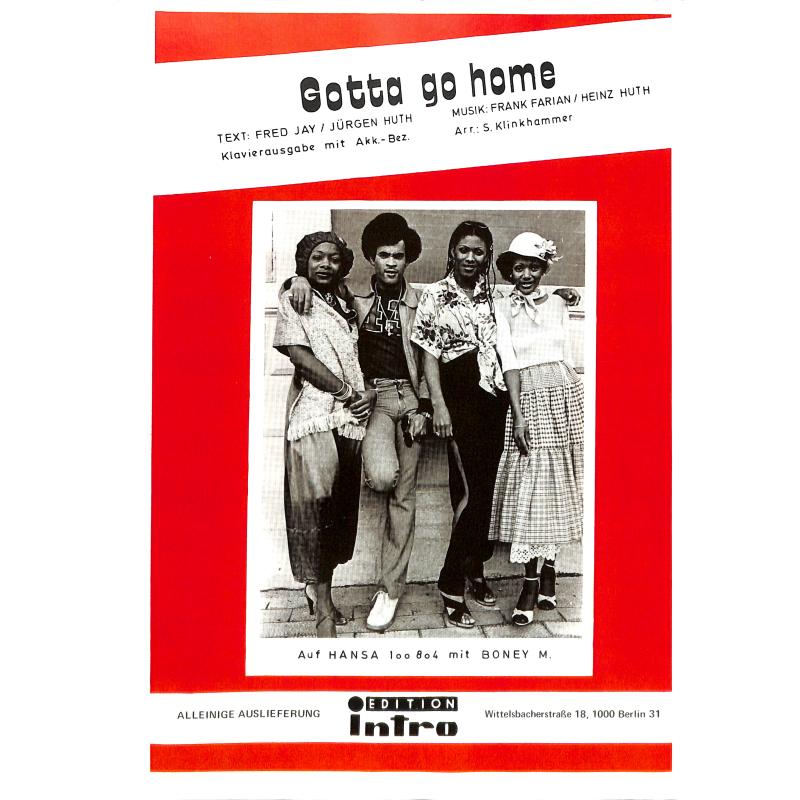 Titelbild für INTRO 3410111 - GOTTA GO HOME