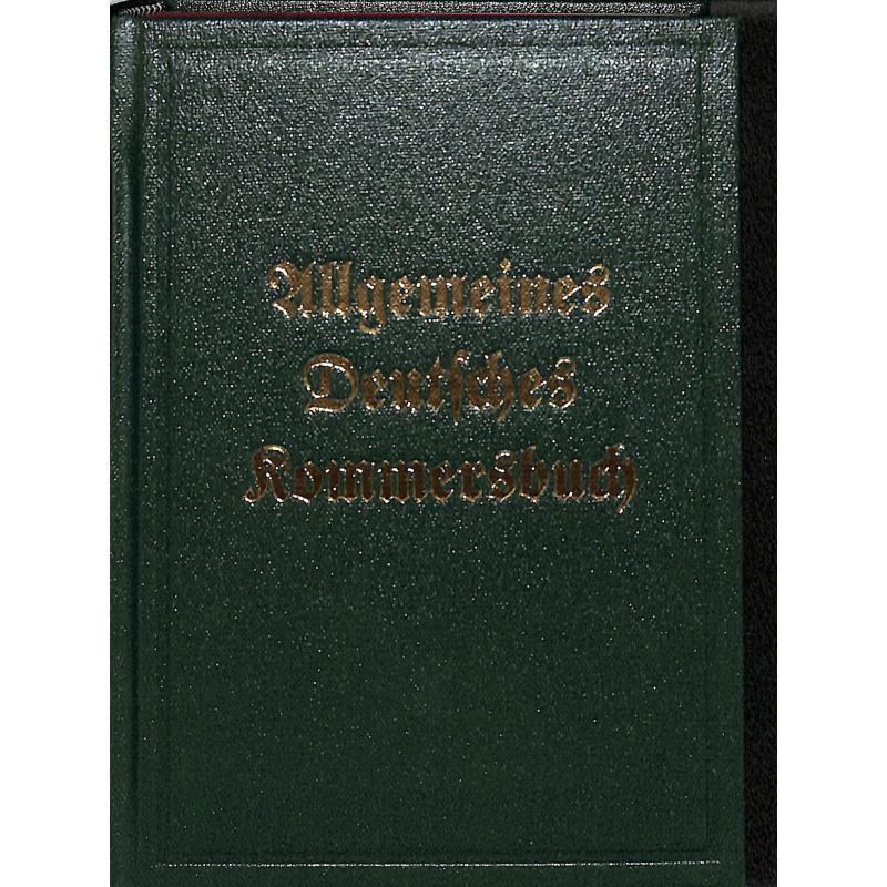 Titelbild für 978-3-88571-336-4 - ALLGEMEINES DEUTSCHES KOMMERSBUCH - AUSGABE B