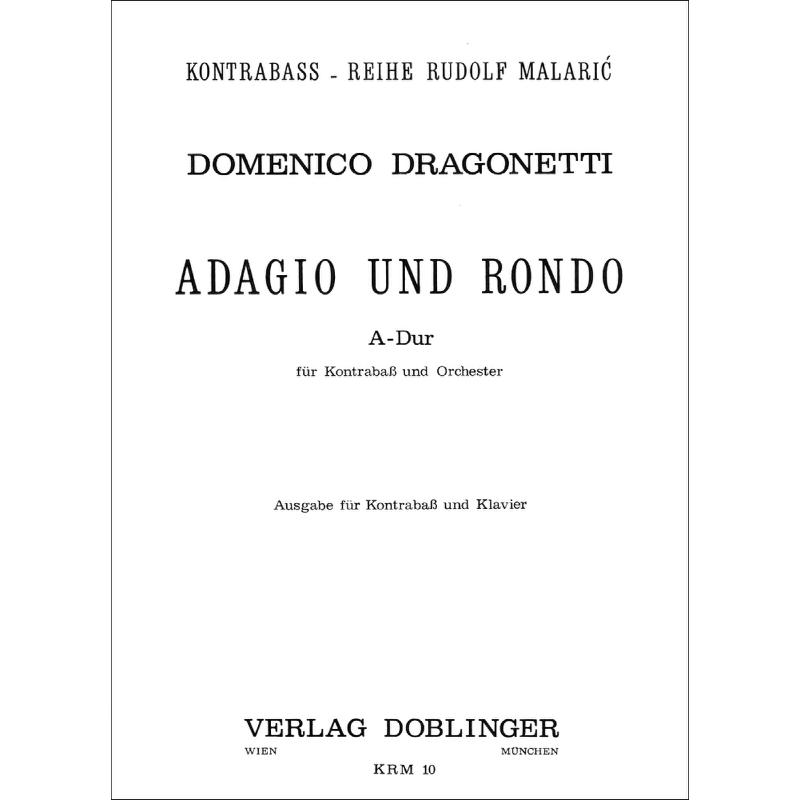 Titelbild für KRM 10 - ADAGIO + RONDO A-DUR