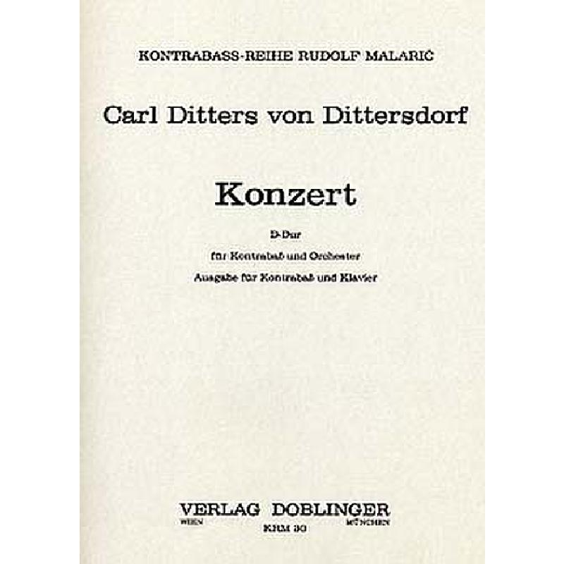 Titelbild für KRM 30 - KONZERT D-DUR - KB ORCH
