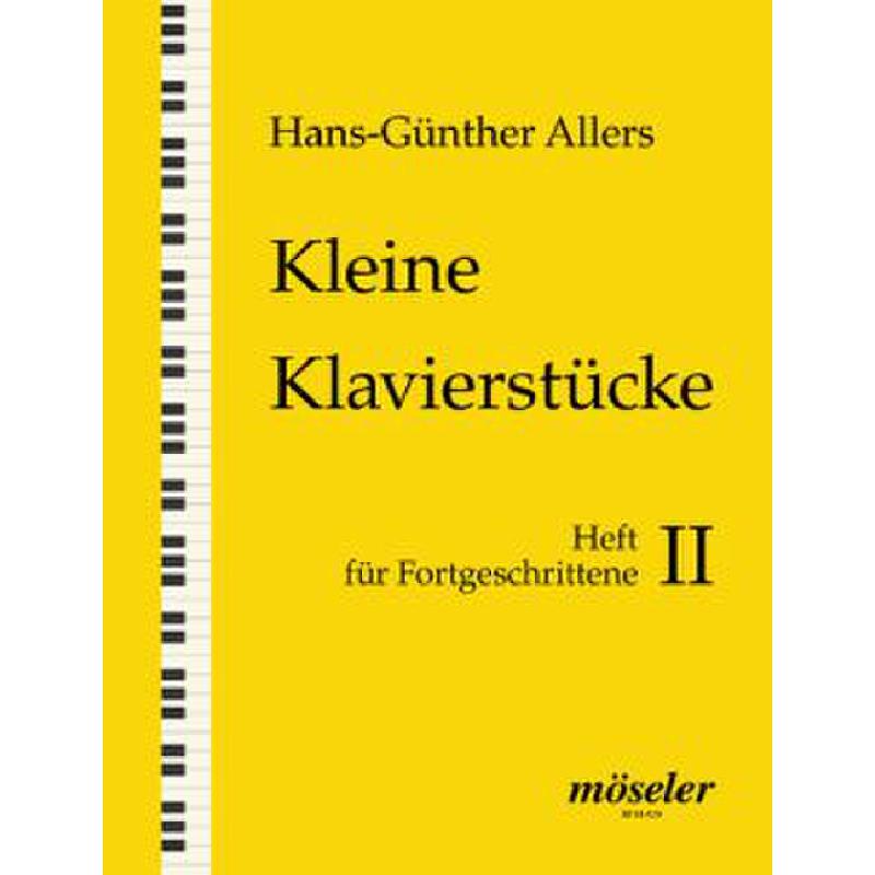 Titelbild für M 18479 - KLEINE KLAVIERSTUECKE 2