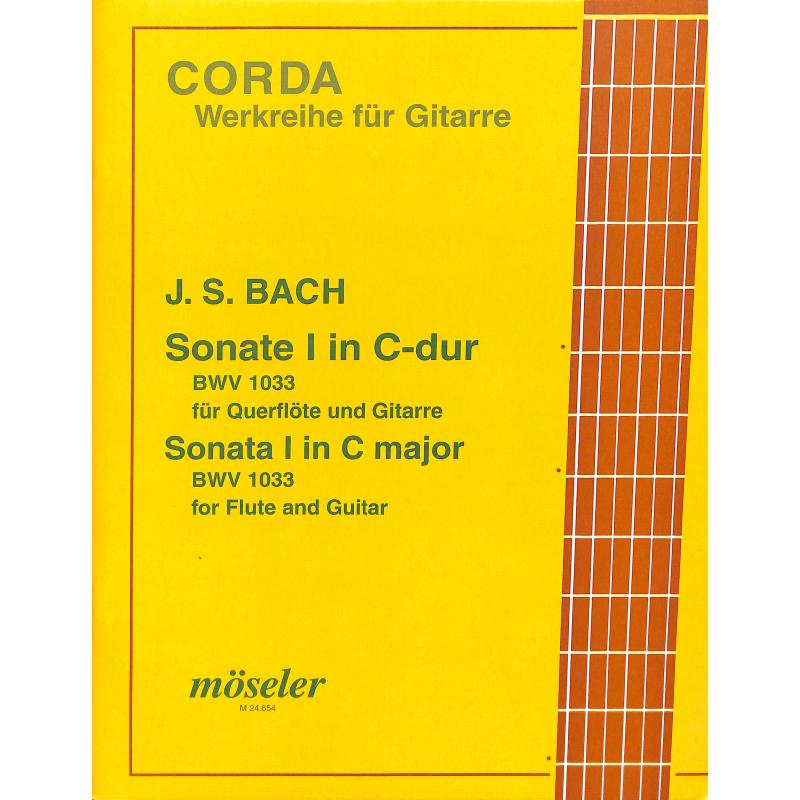 Titelbild für M 24654 - SONATE 1 C-DUR BWV 1033