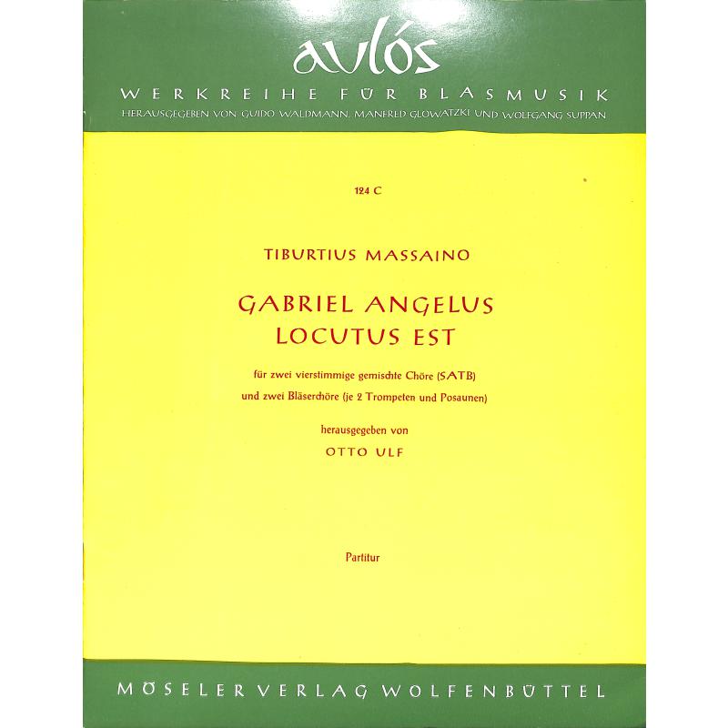 Titelbild für M 42124-00 - GABRIEL ANGELUS LOCUTUS EST
