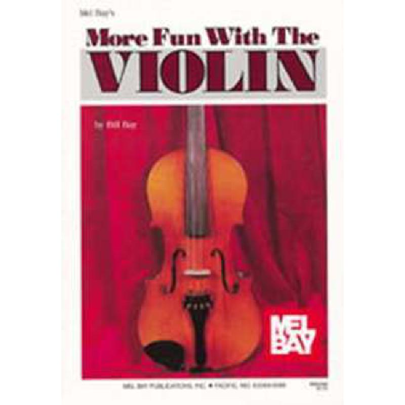Titelbild für MB 93388 - MORE FUN WITH THE VIOLIN