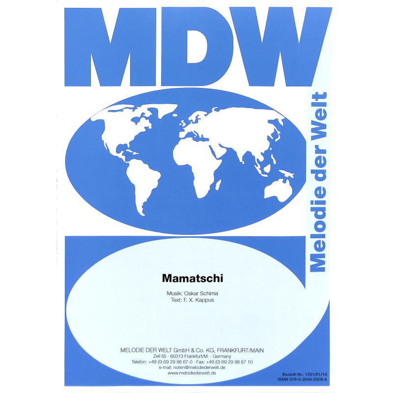 Titelbild für MDW 1551-01-10 - MAMATSCHI