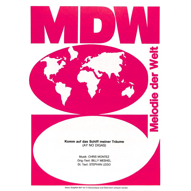 Titelbild für MDW 13729-01-10 - KOMM AUF DAS SCHIFF MEINER TRAEUME
