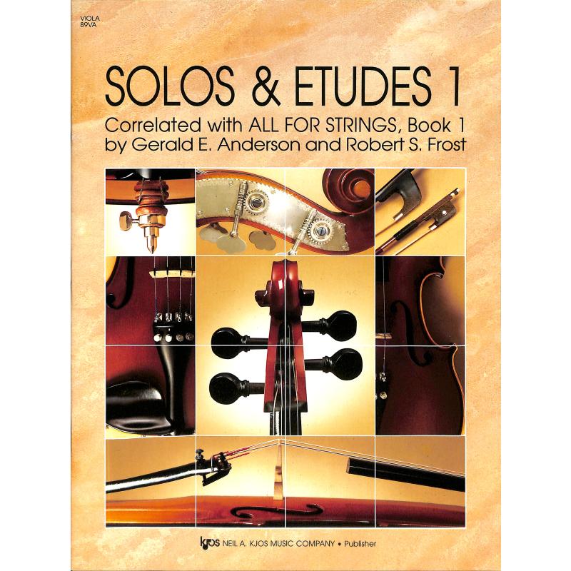 Titelbild für KJOS 89VA - SOLOS + ETUDES 1 (ALL FOR STRINGS)