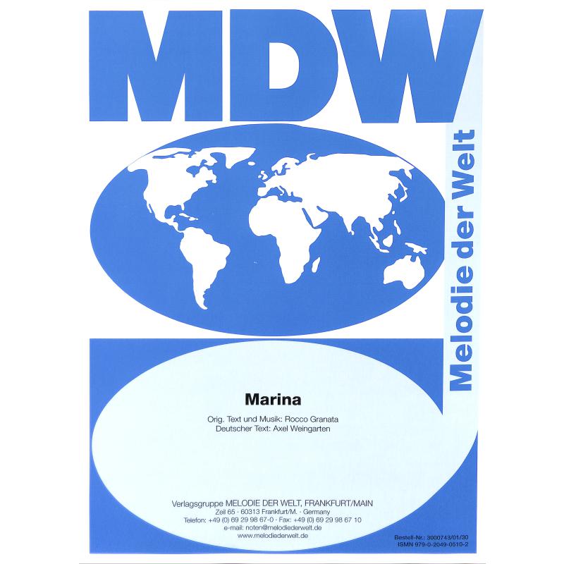 Titelbild für MDW 3000743-01-30 - MARINA