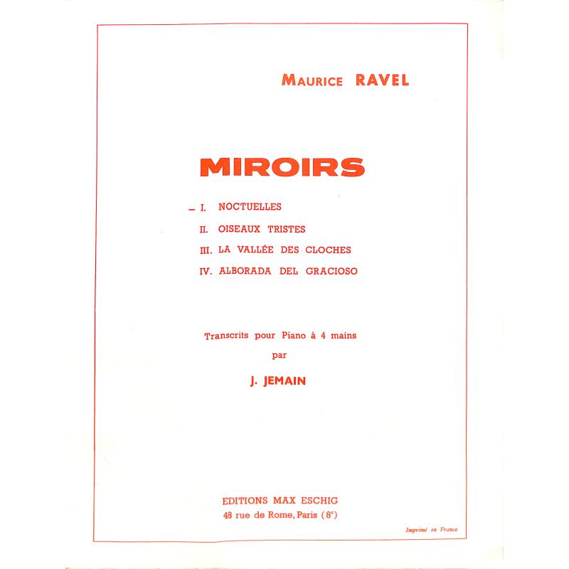 Titelbild für ME 1035 - NOCTUELLES (MIROIRS 1)
