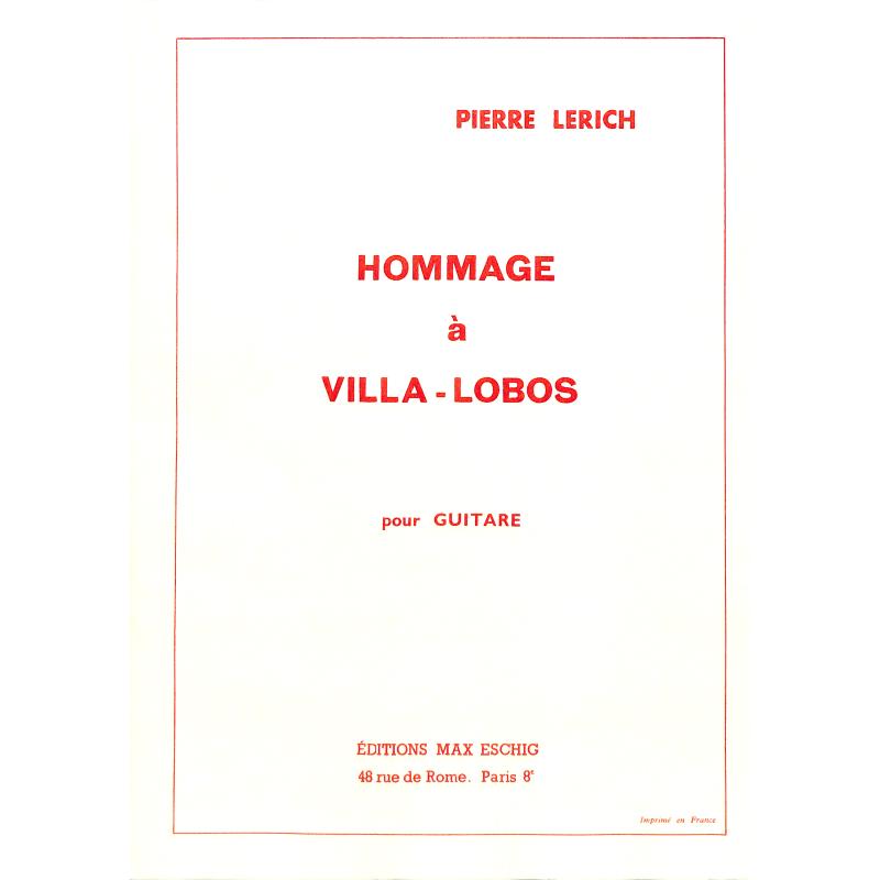Titelbild für ME 7667 - HOMMAGE VILLA LOBOS