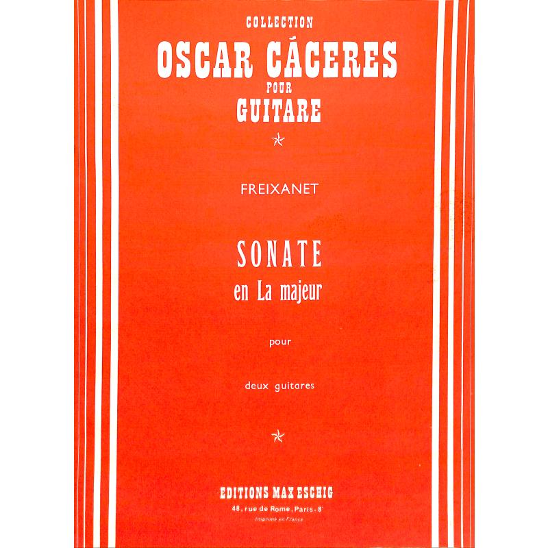 Titelbild für ME 8631 - SONATE A-DUR (CACERES)