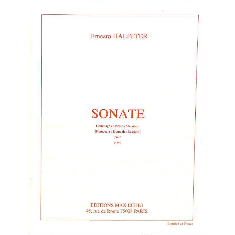 Titelbild für ME 8646 - SONATE