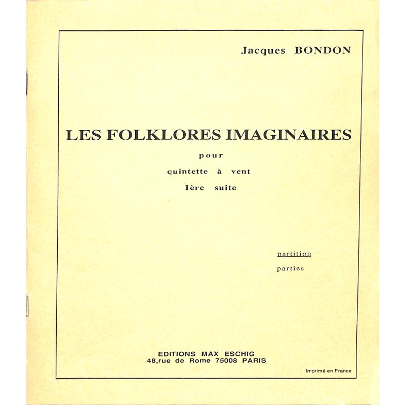 Titelbild für ME 8657 - FOLKLORES IMAGINAIRES