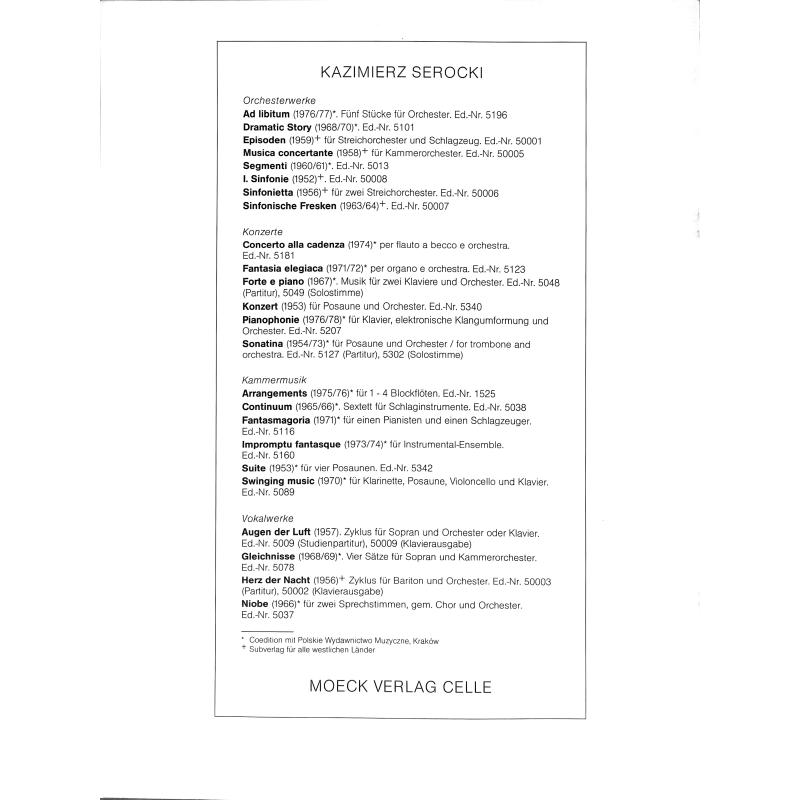 Notenbild für MOE 3016 - KRASNOLUDKI - DIE ZWERGE - THE GNOMES