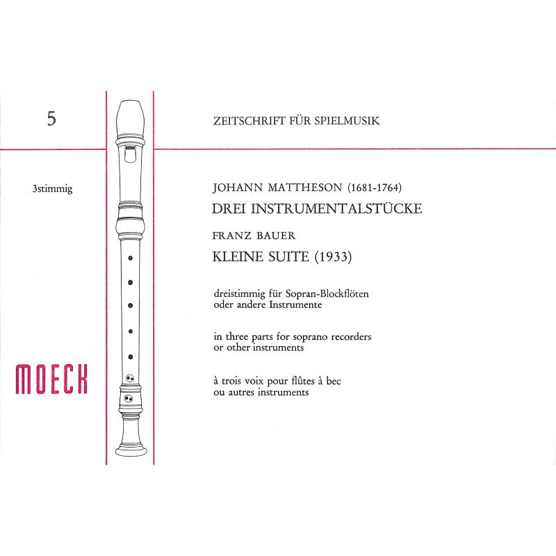 Titelbild für ZFS 5 - 3 INSTRUMENTALSTUECKE