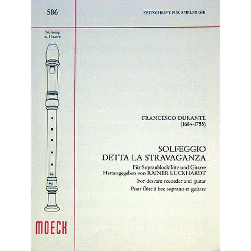 Titelbild für ZFS 586 - SOLFEGGIO DETTA LA STRAVAGANZA
