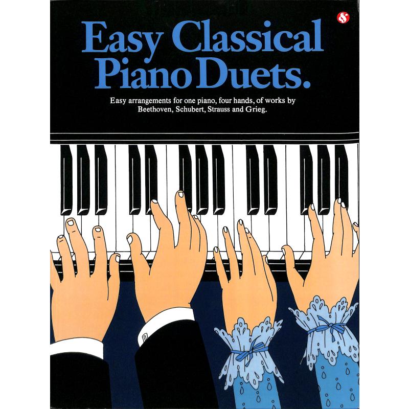 Titelbild für HL 14009839 - EASY CLASSICAL PIANO DUETS