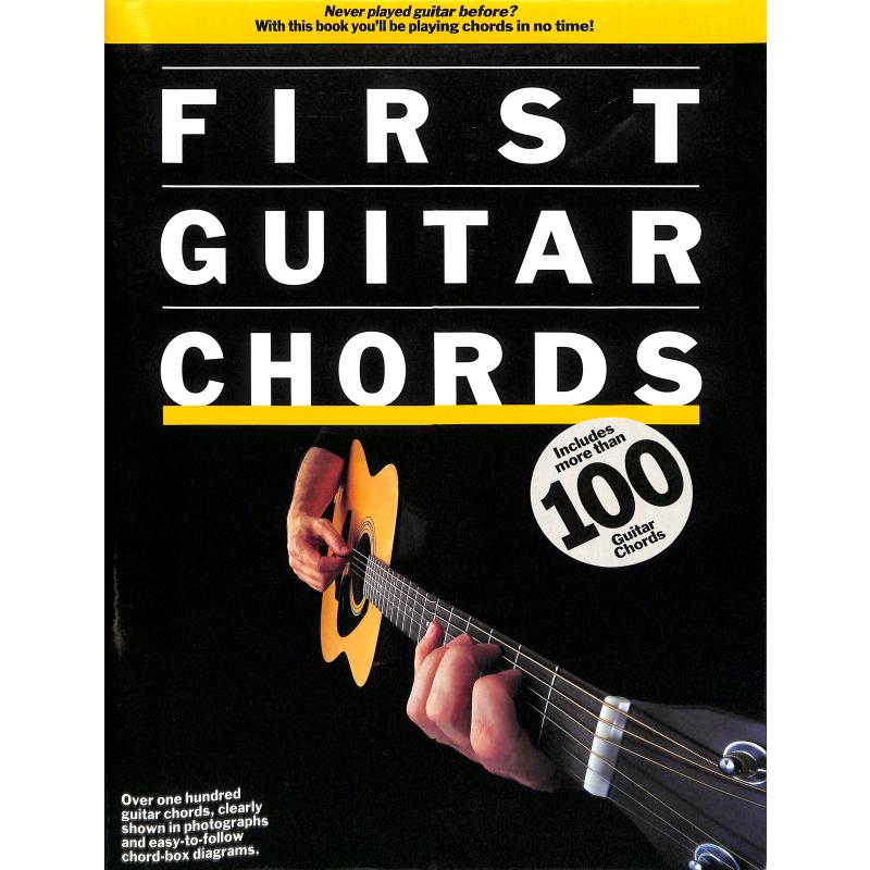 Titelbild für MSAM 91072 - FIRST GUITAR CHORDS