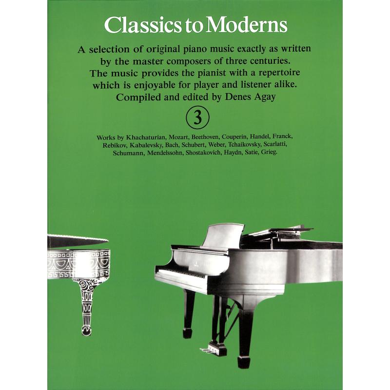 Titelbild für MSYK 20030 - CLASSICS TO MODERNS 3