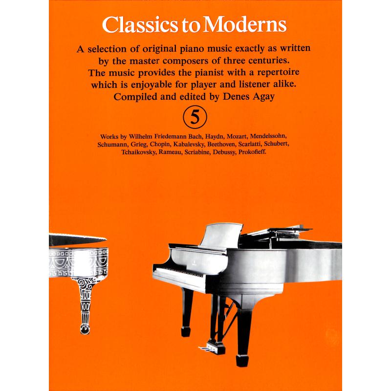 Titelbild für MSYK 20055 - CLASSICS TO MODERNS 5