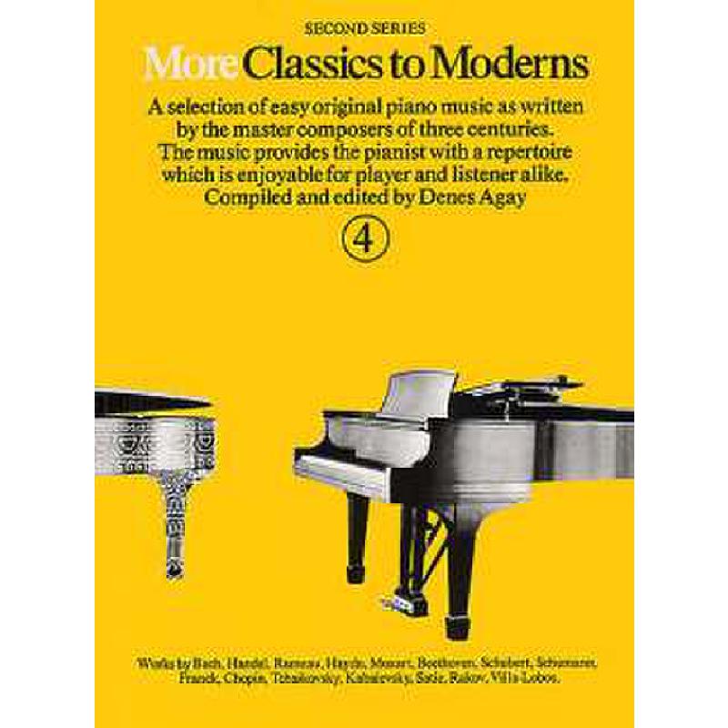 Titelbild für MSYK 20154 - MORE CLASSICS TO MODERNS 4