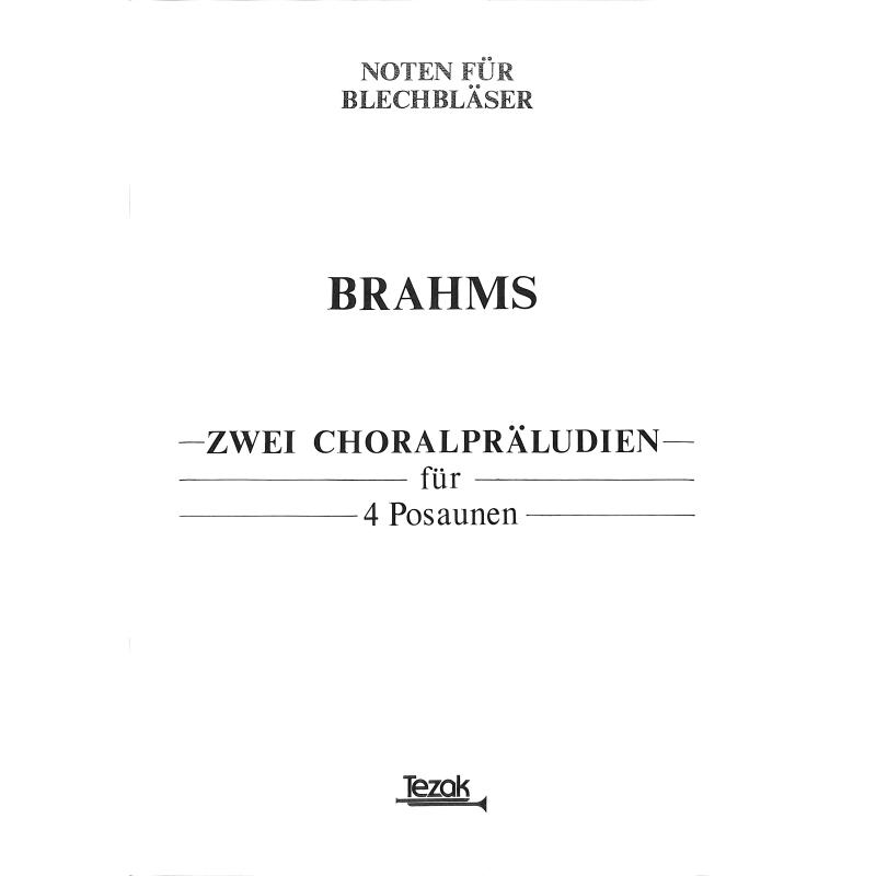 Titelbild für MT 423 - CHORALPRAELUDIEN NR 6 + 8