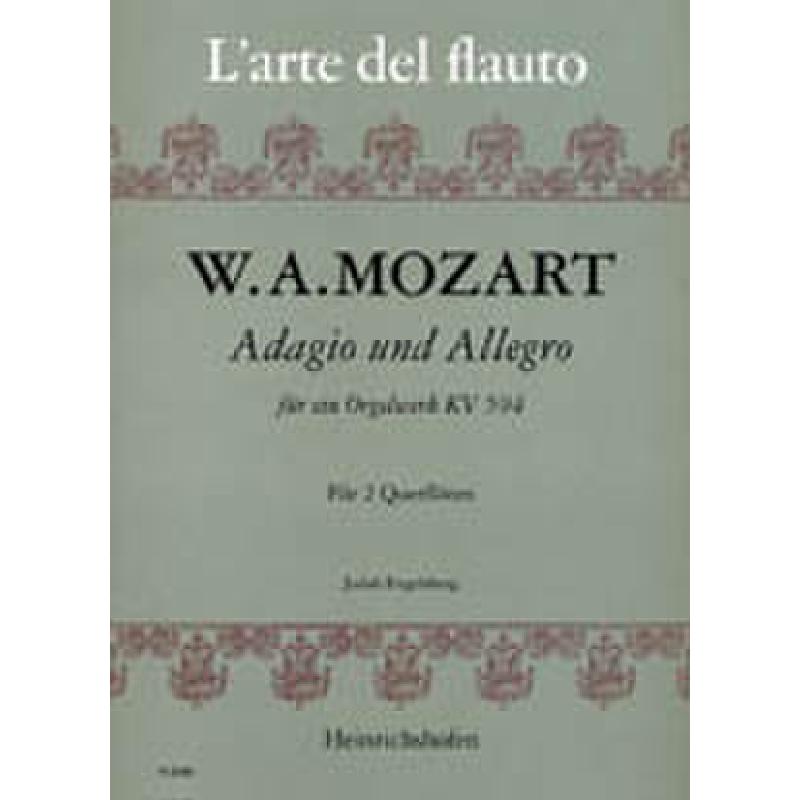 Titelbild für N 2268 - ADAGIO + ALLEGRO KV 594 FUER EI