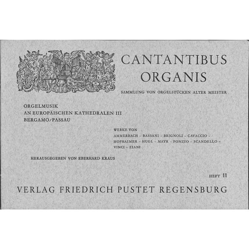 Titelbild für N 3471 - CANTANTIBUS ORGANIS 11