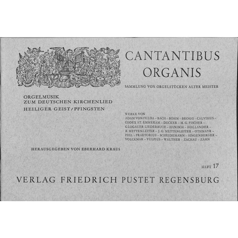 Titelbild für N 3477 - CANTANTIBUS ORGANIS 17