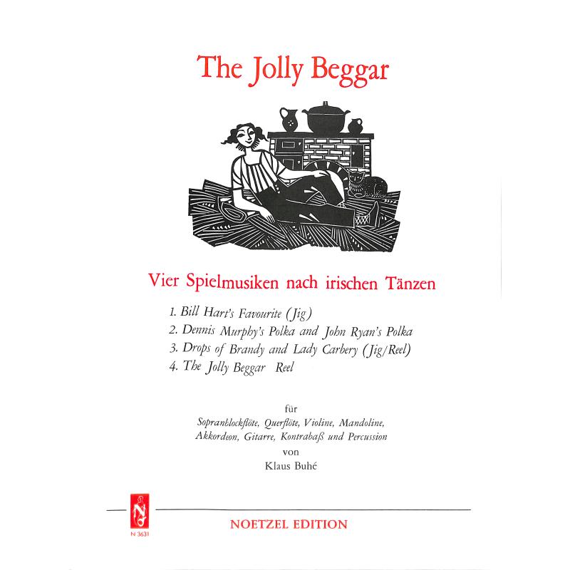 Titelbild für N 3631 - THE JOLLY BEGGAR - 4 SPIELMUSIKEN NACH IRISCHEN TAENZEN 1