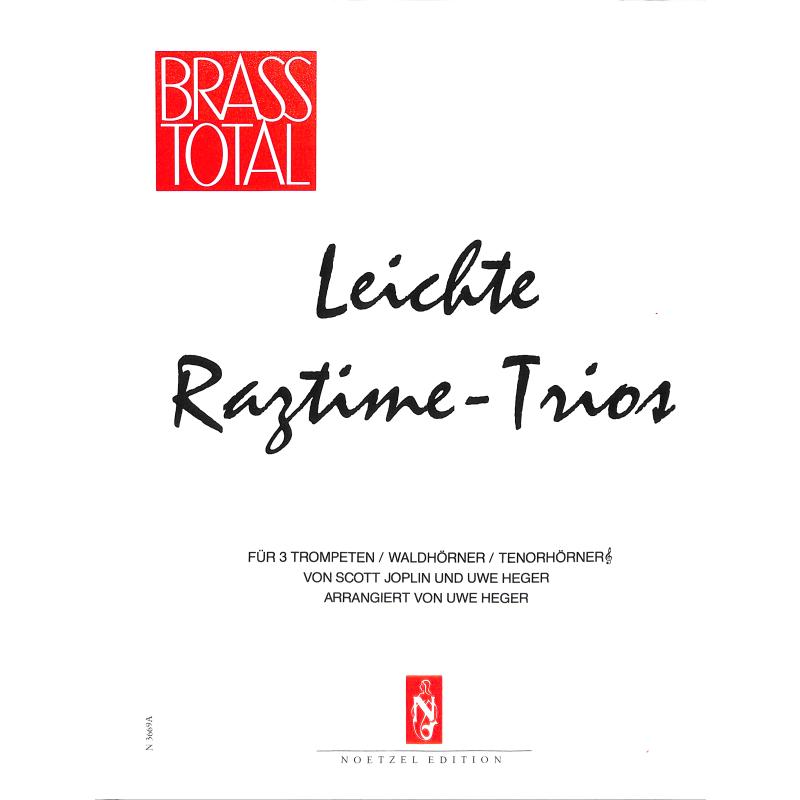 Titelbild für N 3669A - LEICHTE RAGTIME TRIOS