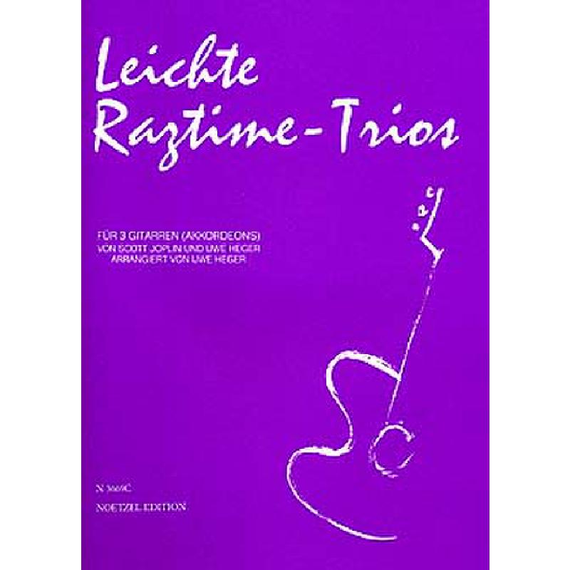 Titelbild für N 3669C - LEICHTE RAGTIME TRIOS