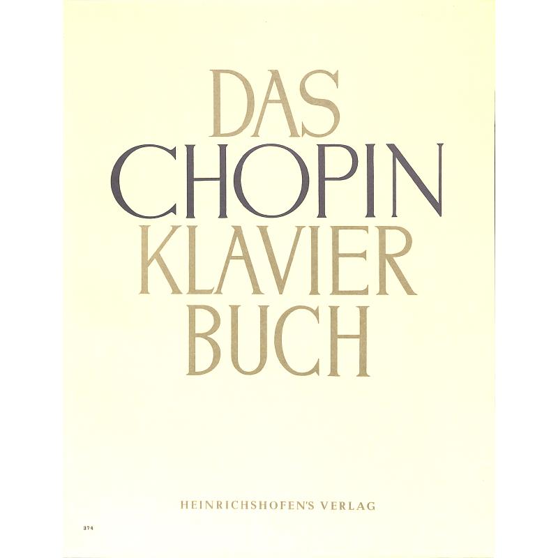 Titelbild für N 374 - DAS CHOPIN KLAVIERBUCH