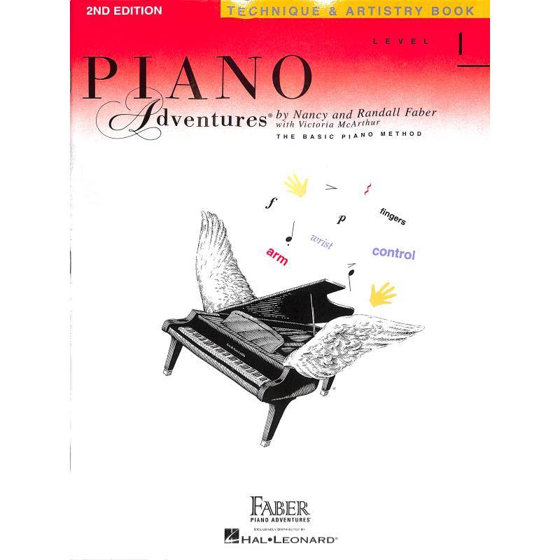 Titelbild für HL 420190 - Piano adventures technique + artistry book 1