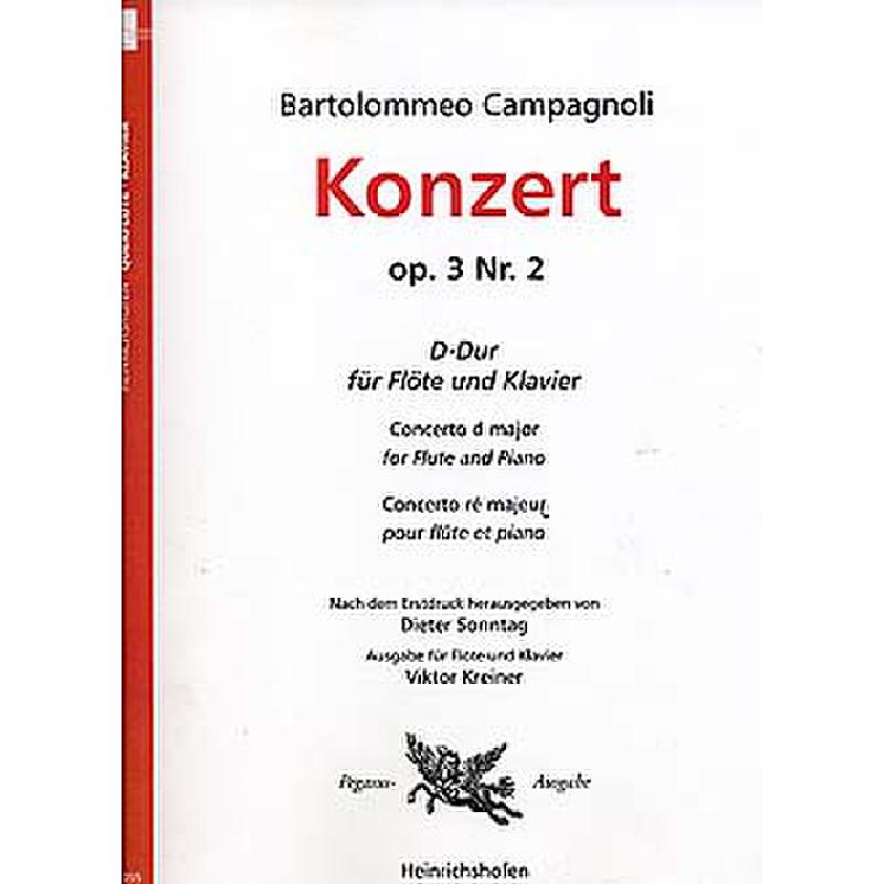 Titelbild für N 6055 - KONZERT D-DUR