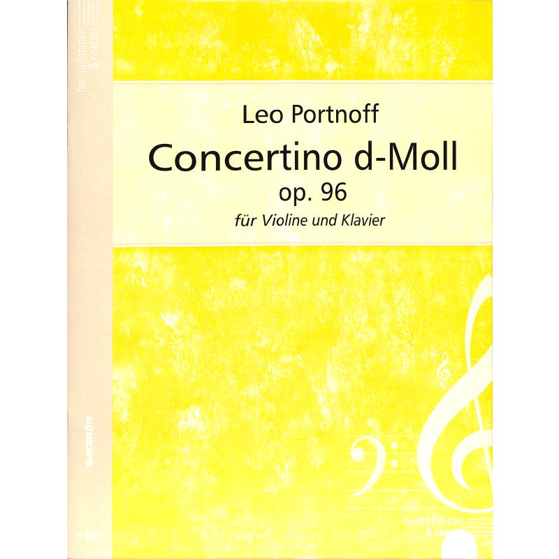 Titelbild für N 840 - CONCERTINO D-MOLL OP 96