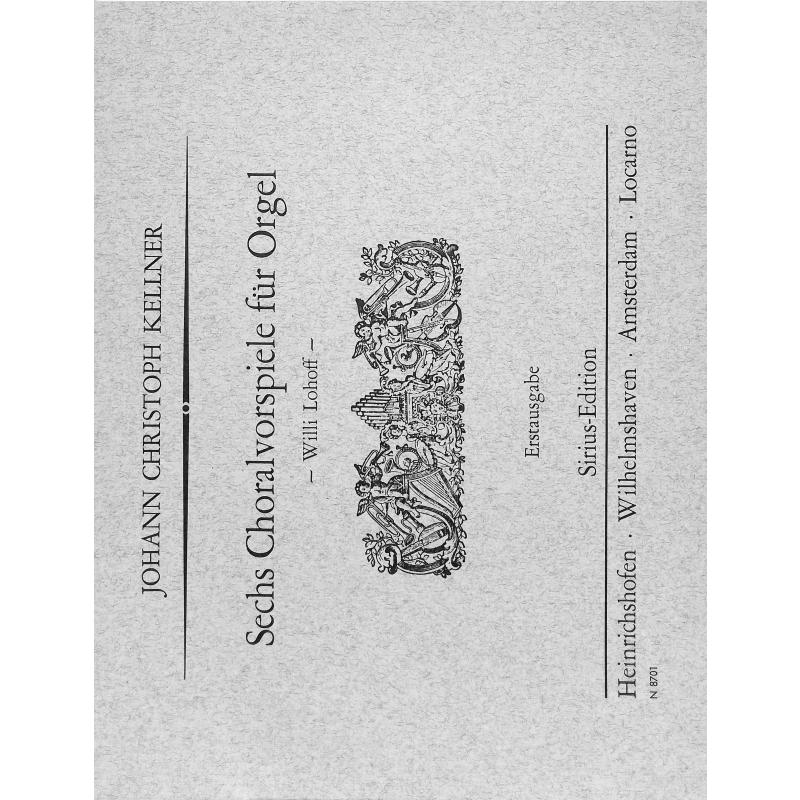 Titelbild für N 8701 - 6 CHORALVORSPIELE