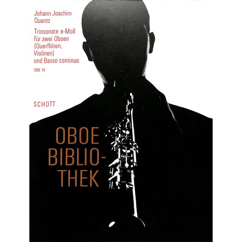 Titelbild für OBB 19 - TRIOSONATE E-MOLL