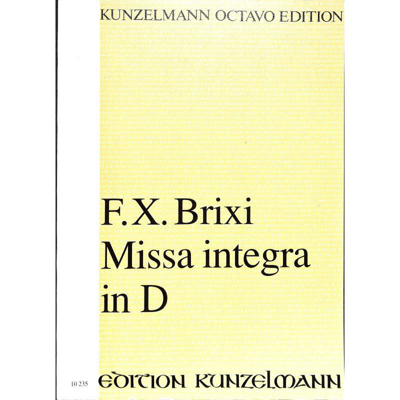 Titelbild für OCT 10235 - MISSA INTEGRA D-DUR