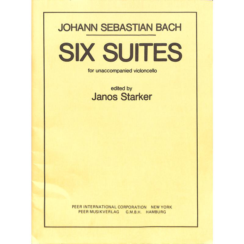 Titelbild für PEER 1349 - 6 SUITEN BWV 1007-1012 (VC)