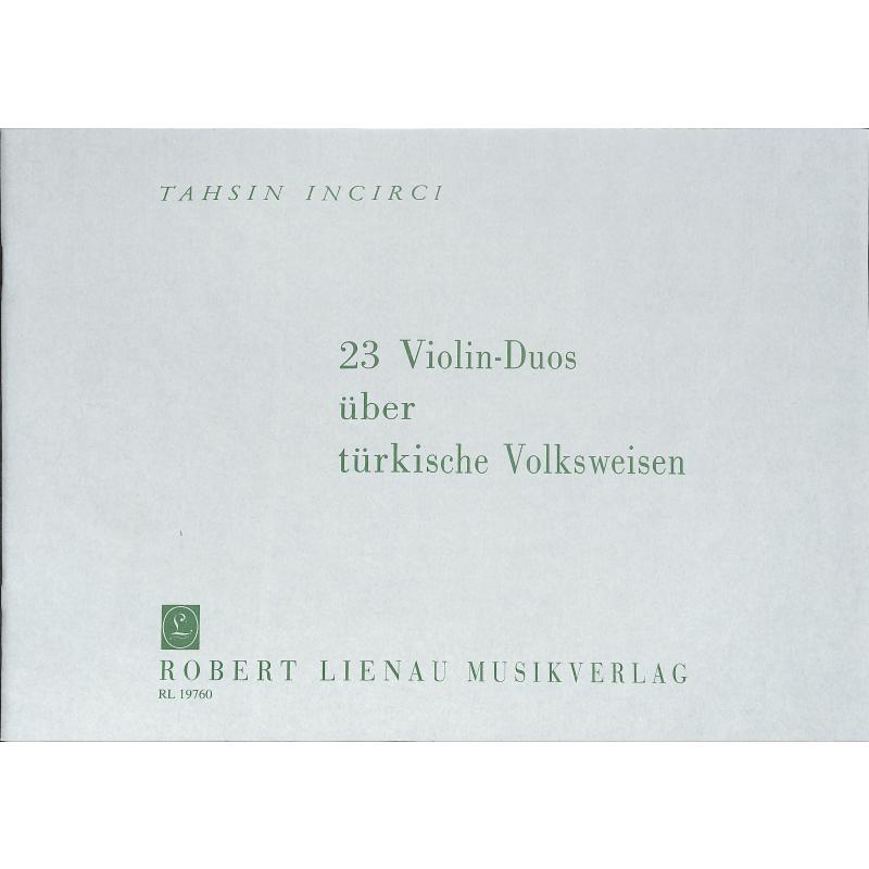 Titelbild für RL 19760 - 23 VIOLIN DUOS