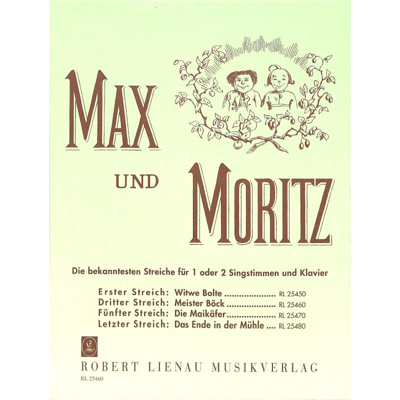 Titelbild für RL 25460 - MAX + MORITZ - STREICH 3 MEISTER BOECK