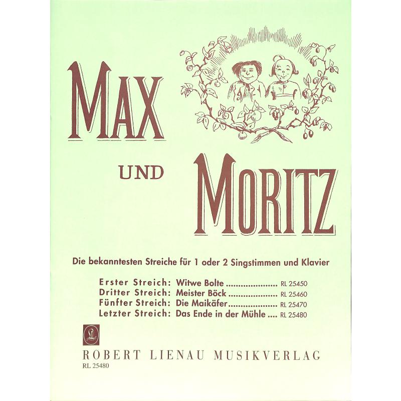 Titelbild für RL 25480 - MAX + MORITZ - LETZTER STREICH DAS ENDE IN DER MUEHLE