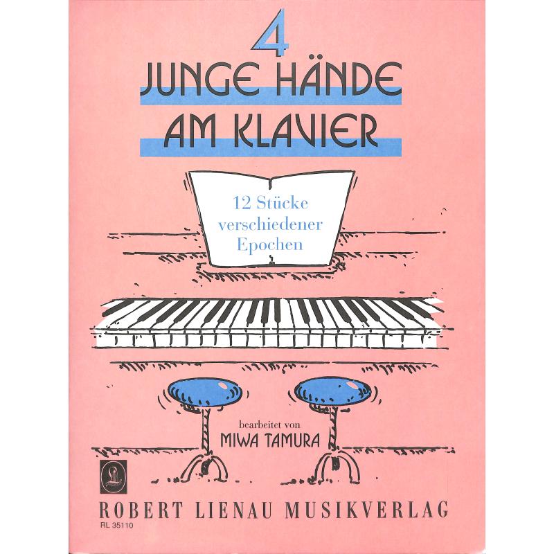 Titelbild für RL 35110 - 4 JUNGE HAENDE AM KLAVIER