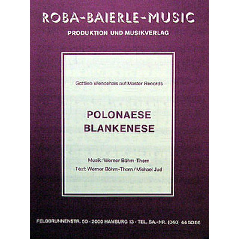 Titelbild für ROBA 2512 - POLONAESE BLANKENESE