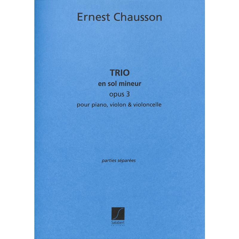 Titelbild für SLB 4827 - Trio g-moll op 3