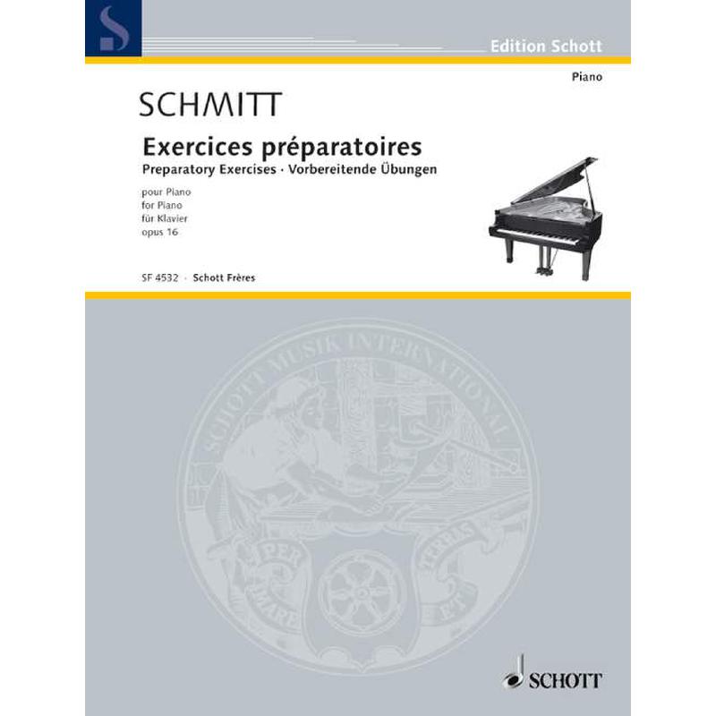 Titelbild für SF 4532 - Vorbereitende Übungen op. 16/EXERCICES PREPARATOIRE OP 16