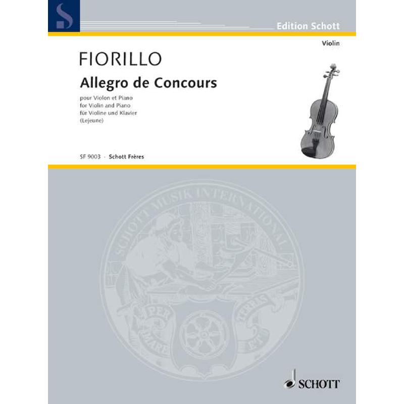 Titelbild für SF 9003 - ALLEGRO DE CONCOURS