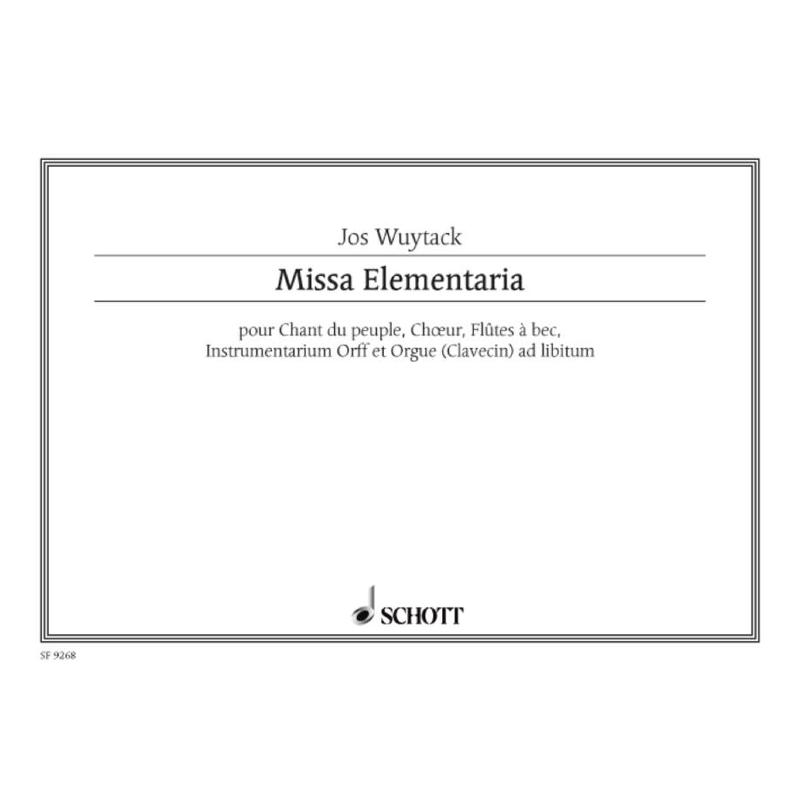 Titelbild für SF 9268 - MISSA ELEMENTARIA