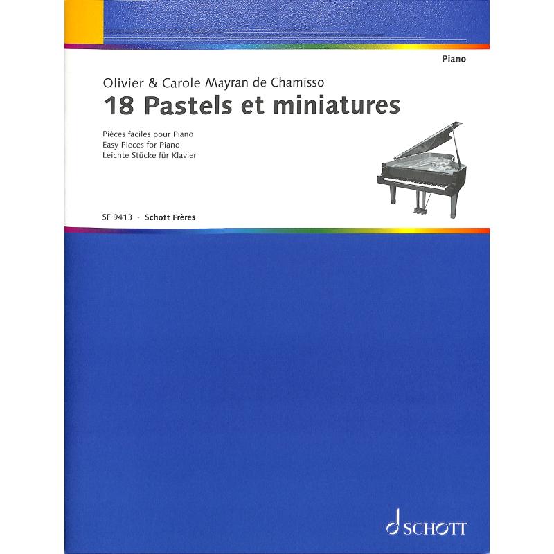 Titelbild für SF 9413 - 18 PASTELS ET MINIATURES